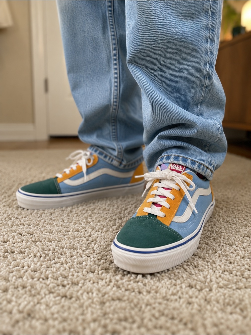 Vans Old Skool Colorblock Sneakers Men's Size 11.5